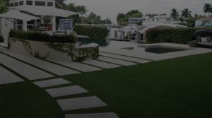 artificial turf dock area